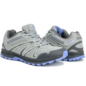 FILA Women’s Running Gym Shoes Sneakers - gray & blue, size 7.5